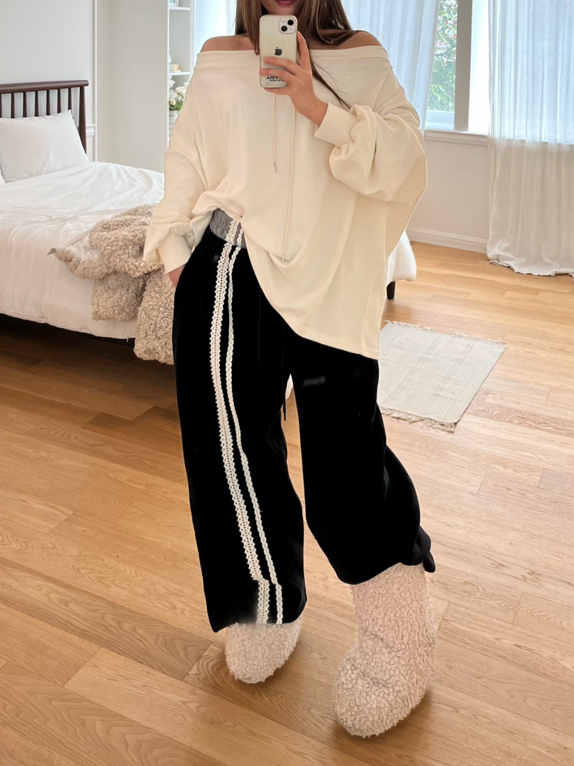 LOVE PULL東大門㊣直郵女士新品推薦25秋冬人氣休閑長袖T恤LOVE PULL長袖T恤