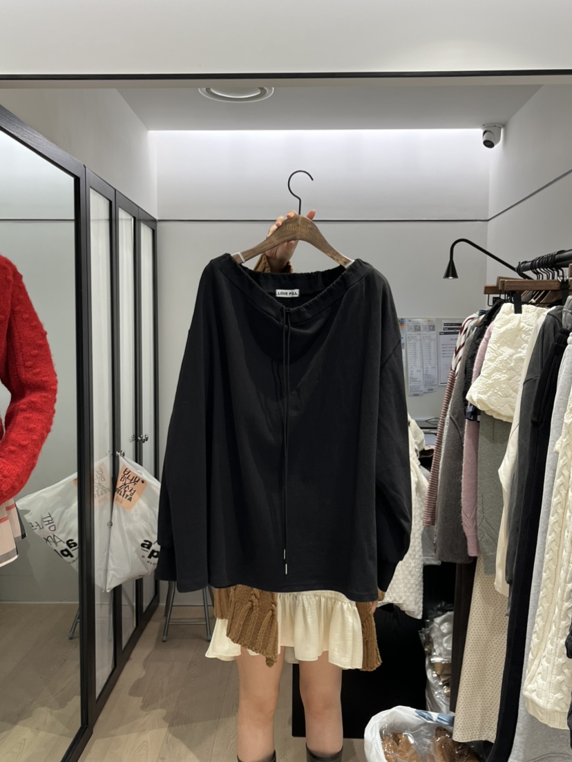 LOVE PULL東大門㊣直郵女士新品推薦25秋冬人氣休閑長袖T恤LOVE PULL長袖T恤圖色3