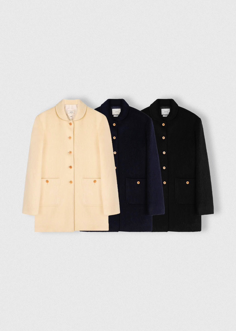 A Flan東大門㊣代購女士新款休閑熱賣人氣真品時尚中長款大衣A:FLAN EDITION中長款大衣