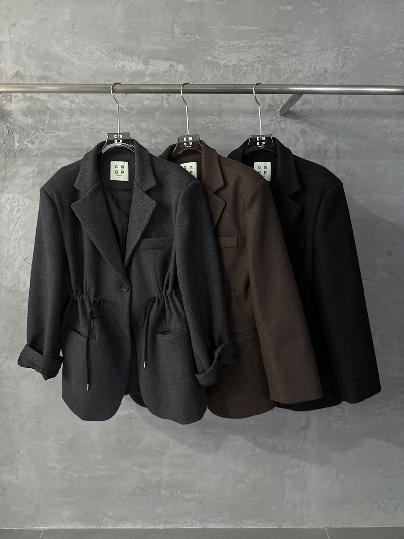 COME OPEN東大門㊣直郵女士新款推薦職業人氣25秋冬夾克羊毛COME OPEN/HAPER夾克