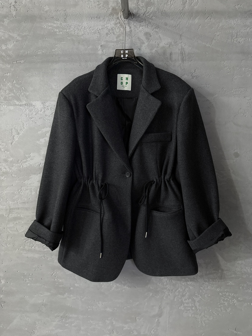 COME OPEN東大門㊣直郵女士新款推薦職業人氣25秋冬夾克羊毛COME OPEN/HAPER夾克圖色1