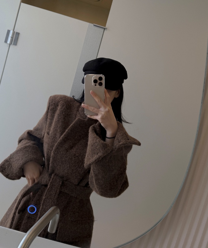 COME OPEN東大門㊣實拍女裝新款真品時尚推薦夾克含腰帶毛皮COME OPEN/HAPER夾克