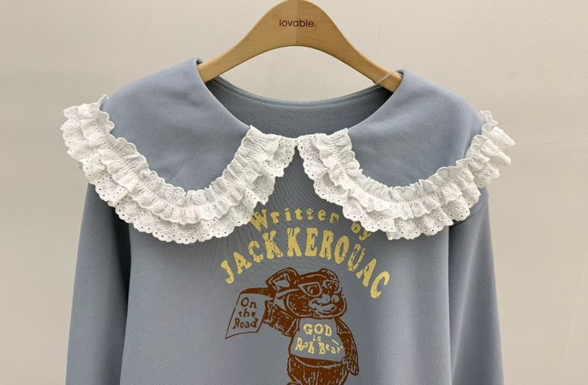 LOVABLE韓國代購㊣女裝新款休閑真品人氣推薦職業時尚25秋冬衛衣LOVABLE衛衣