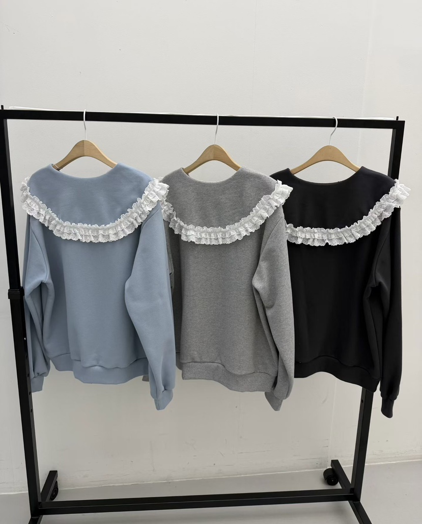 LOVABLE韓國代購㊣女裝新款休閑真品人氣推薦職業時尚25秋冬衛衣LOVABLE衛衣