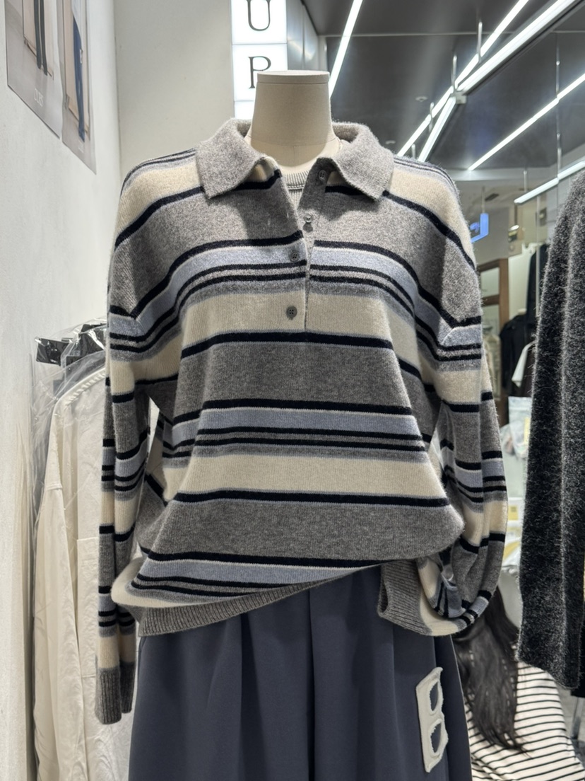 OURS東大門㊣直郵女士新款休閑熱賣人氣時尚25秋冬針織衫細羊毛OURS針織衫圖色1