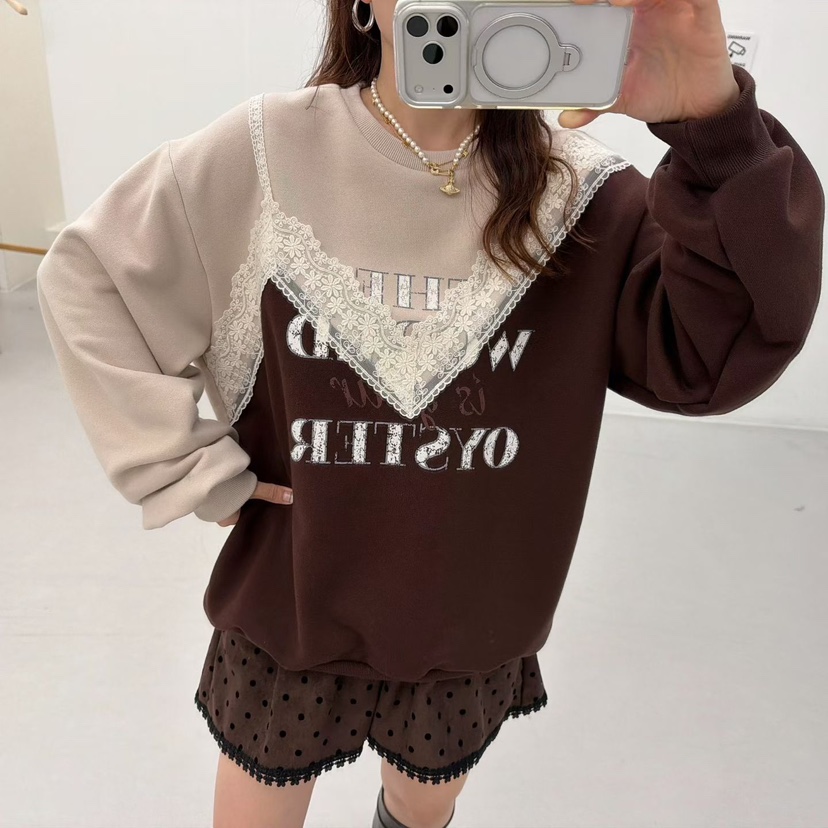 LOVABLE韓國代購㊣女士新款職業真品25秋冬人氣時尚推薦衛衣LOVABLE衛衣