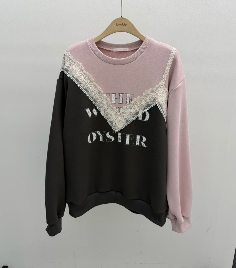 LOVABLE韓國代購㊣女士新款職業真品25秋冬人氣時尚推薦衛衣LOVABLE衛衣圖色3