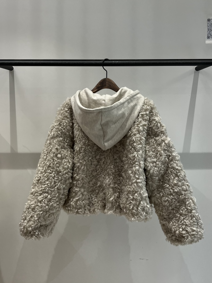 LOVE PULL東大門㊣直郵女裝新款推薦人氣職業夾克羊毛兜帽LOVE PULL夾克