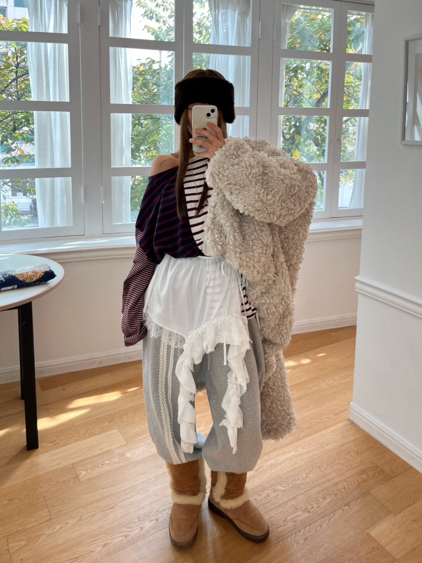 LOVE PULL東大門㊣直郵女裝新款推薦人氣職業夾克羊毛兜帽LOVE PULL夾克