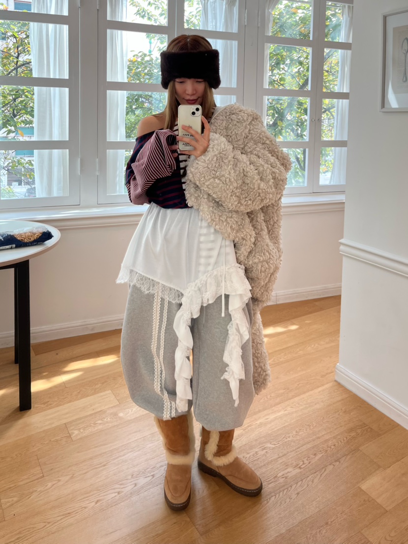 LOVE PULL東大門㊣直郵女裝新款推薦人氣職業夾克羊毛兜帽LOVE PULL夾克