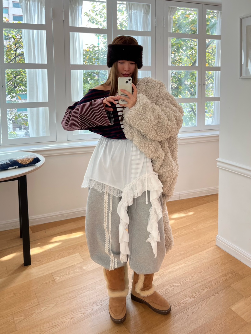 LOVE PULL東大門㊣直郵女裝新款推薦人氣職業夾克羊毛兜帽LOVE PULL夾克