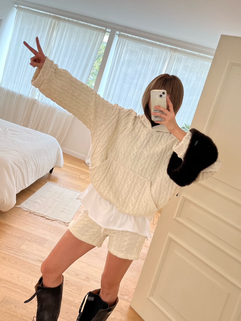 LOVE PULL東大門㊣實拍女裝新品休閑時尚推薦真品熱賣套裝LOVE PULL套裝