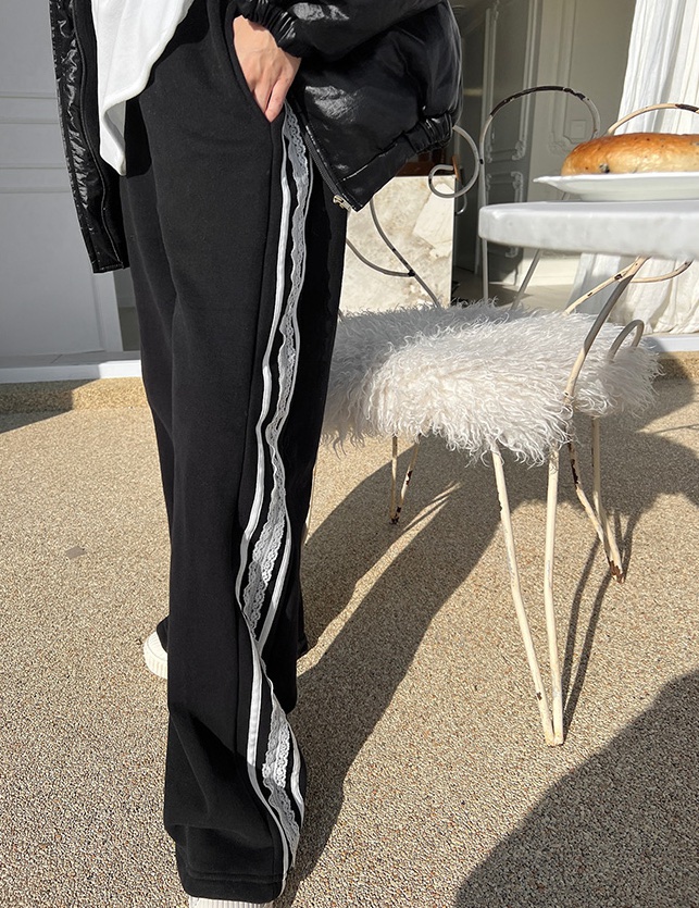 COME OPEN東大門㊣代購女裝新品職業時尚真品人氣休閑褲系帶COME OPEN/HAPER休閑褲