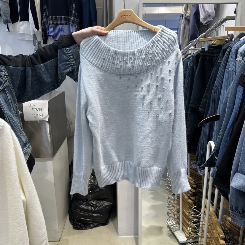 2MORROW東大門㊣實拍女裝新品熱賣休閑時尚人氣25秋冬針織衫2MORROW針織衫圖色2
