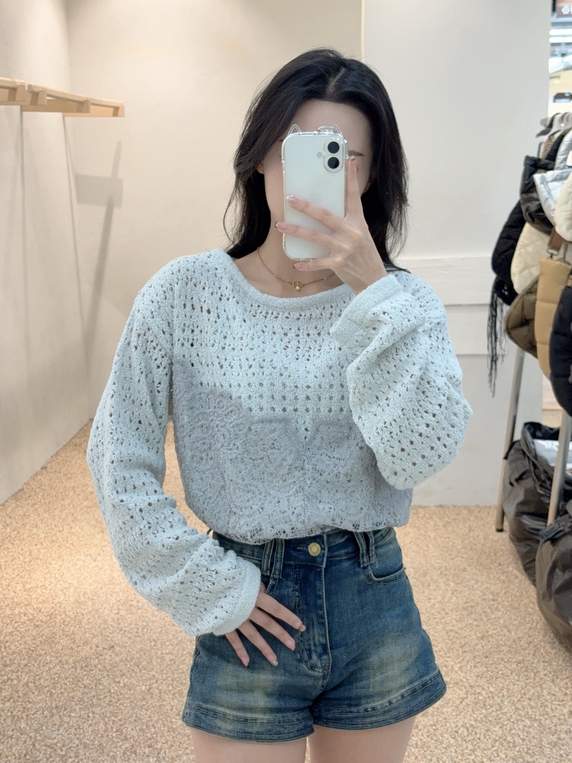 BLUE RIBBON東大門㊣代購女士新品25秋冬職業推薦熱賣針織衫BLUE RIBBON針織衫