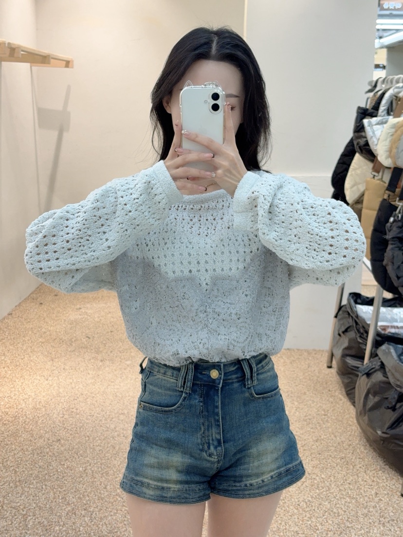 BLUE RIBBON東大門㊣代購女士新品25秋冬職業推薦熱賣針織衫BLUE RIBBON針織衫