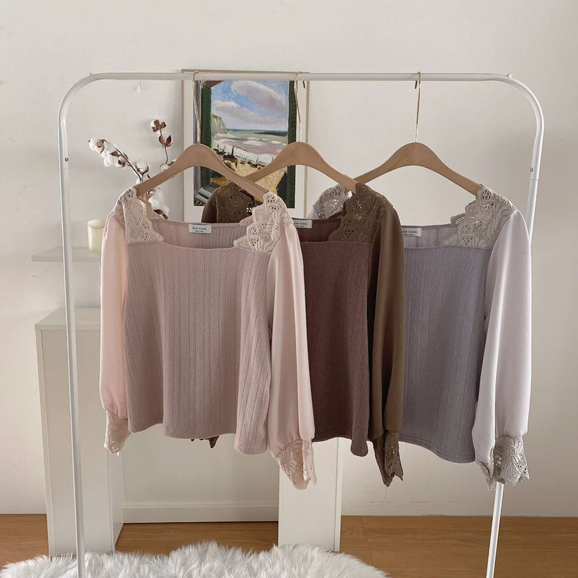 BLUE RIBBON東大門㊣代購女士新品推薦休閑職業真品長袖T恤BLUE RIBBON長袖T恤