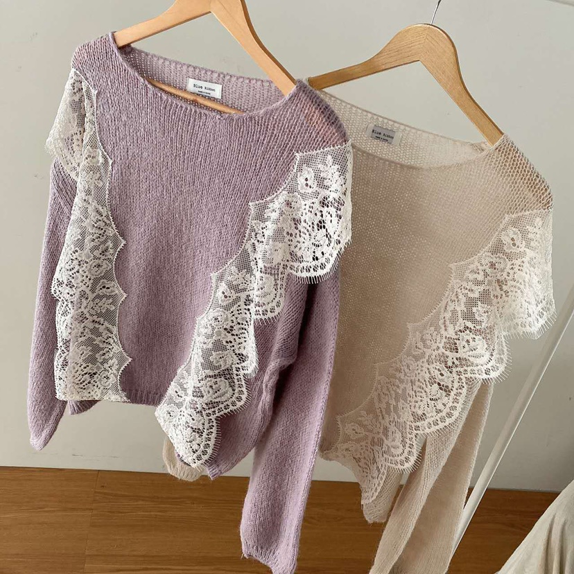 BLUE RIBBON東大門㊣直郵女士新品時尚熱賣休閑推薦針織衫BLUE RIBBON針織衫