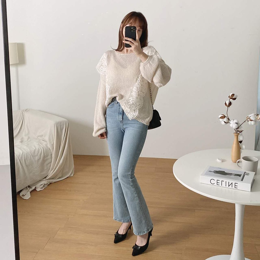 BLUE RIBBON東大門㊣直郵女士新品時尚熱賣休閑推薦針織衫BLUE RIBBON針織衫