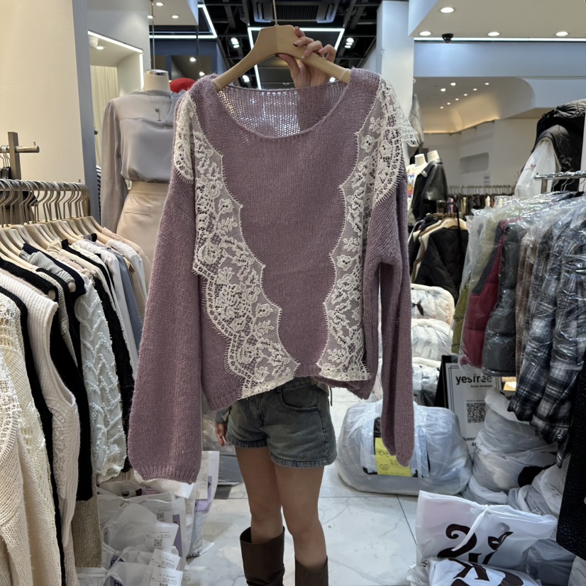 BLUE RIBBON東大門㊣直郵女士新品時尚熱賣休閑推薦針織衫BLUE RIBBON針織衫圖色2