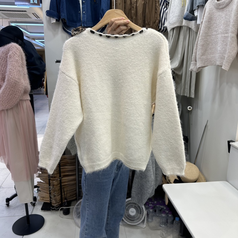 HOJAE韓國代購㊣女士新品真品職業熱賣推薦25秋冬時尚人氣毛衣MID-LEVEL JUMP毛衣