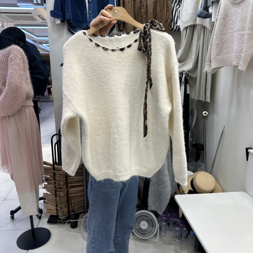 HOJAE韓國代購㊣女士新品真品職業熱賣推薦25秋冬時尚人氣毛衣MID-LEVEL JUMP毛衣圖色2