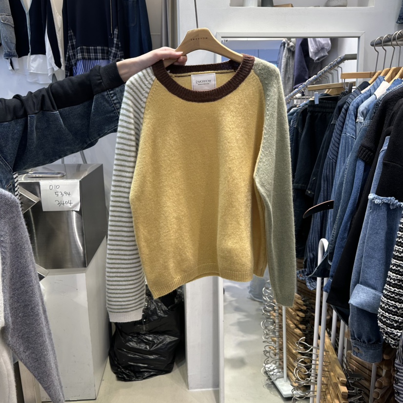 2MORROW東大門㊣實拍女裝新品熱賣休閑25秋冬時尚職業針織衫2MORROW針織衫圖色2