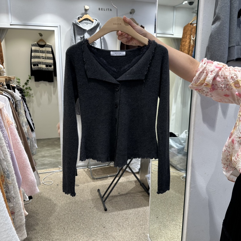 BELITA東大門㊣實拍女士新品職業熱賣休閑時尚人氣推薦針織衫BELITA針織衫圖色2