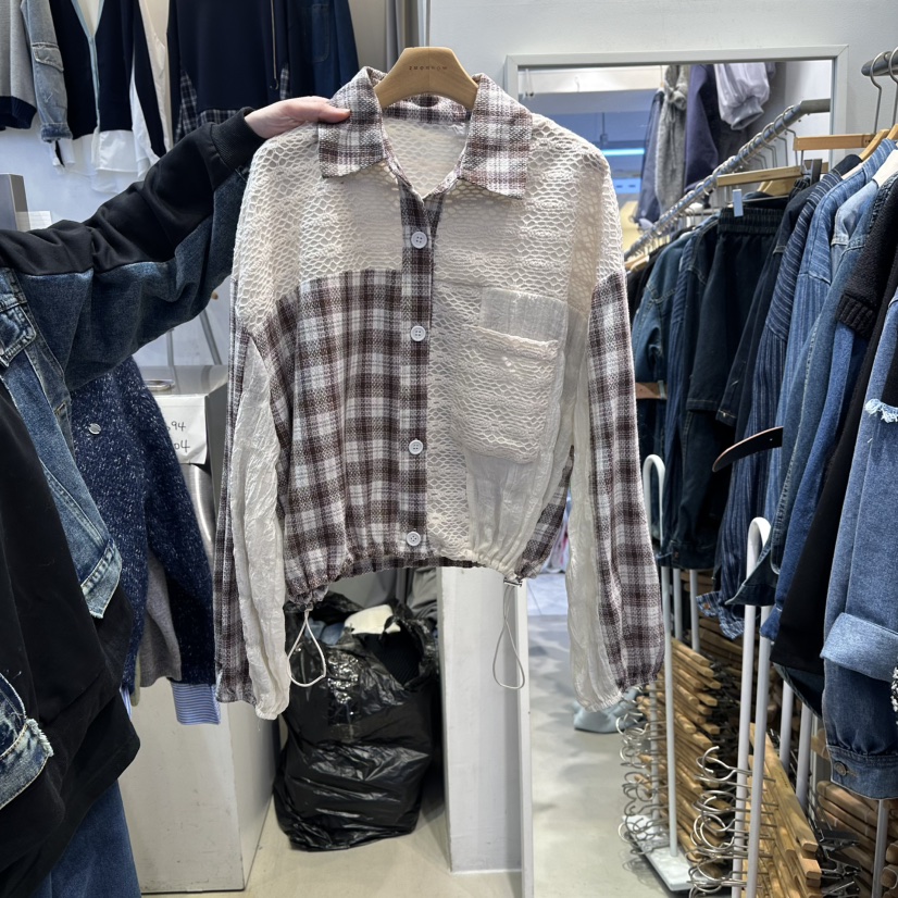 2MORROW韓國代購㊣女士新品人氣熱賣25秋冬真品推薦襯衫蕾絲衫2MORROW襯衫/蕾絲衫圖色2