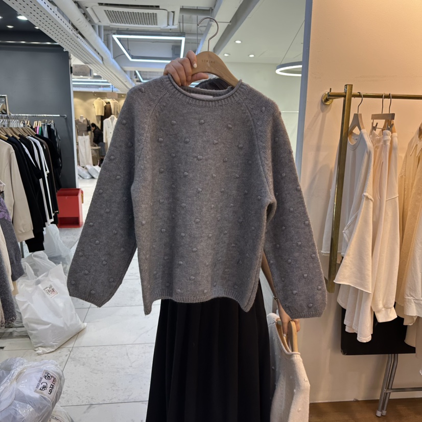 COCO HOLIC韓國直郵㊣女裝新品人氣時尚25秋冬休閑熱賣針織衫COCO HOLIC針織衫圖色2