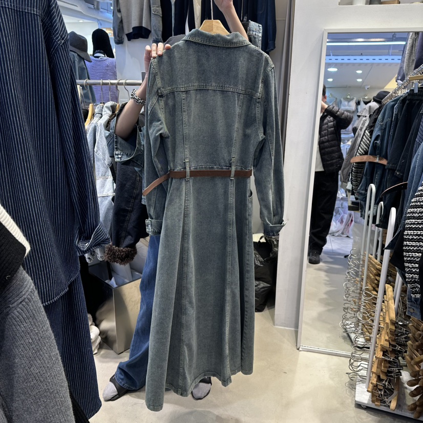 2MORROW東大門㊣直郵女裝新品25秋冬人氣時尚推薦連衣裙含腰帶2MORROW連衣裙