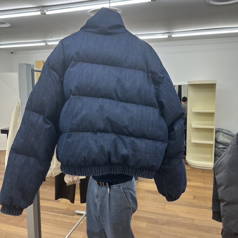 MYNAMEIS韓國代購㊣女裝新款休閑時尚人氣職業短款羽絨服水洗MYNAMEIS短款羽絨服