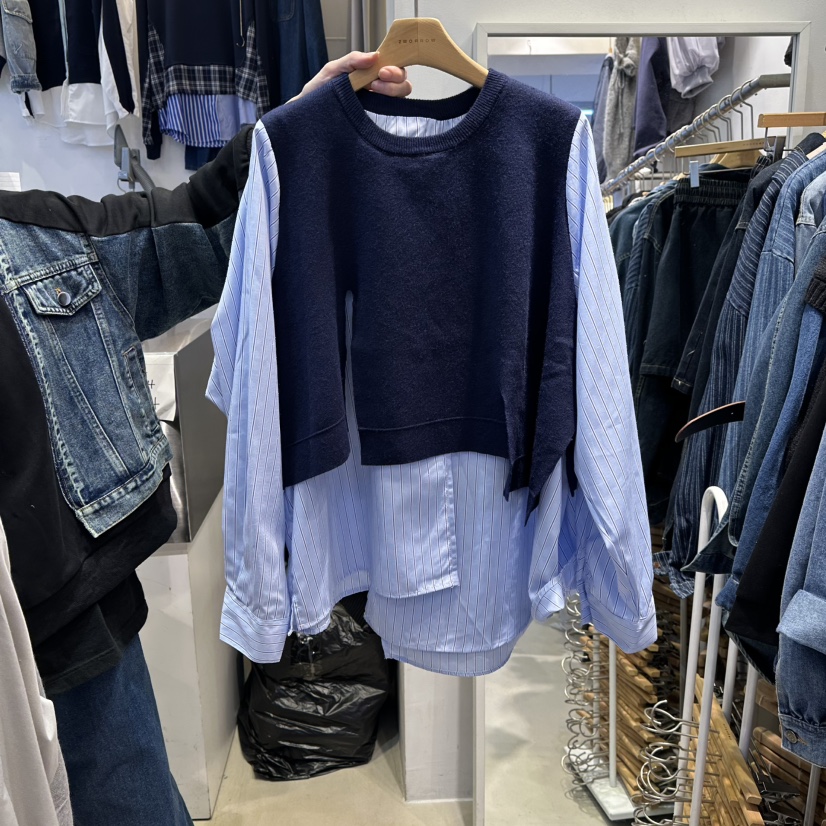 2MORROW東大門㊣直郵女士新品休閑職業真品25秋冬人氣熱賣衛衣2MORROW衛衣圖色2