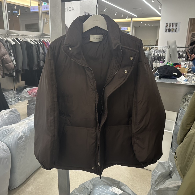 HELVETICA東大門㊣實拍女裝新款熱賣時尚推薦短款羽絨服填充HELVETICA短款羽絨服