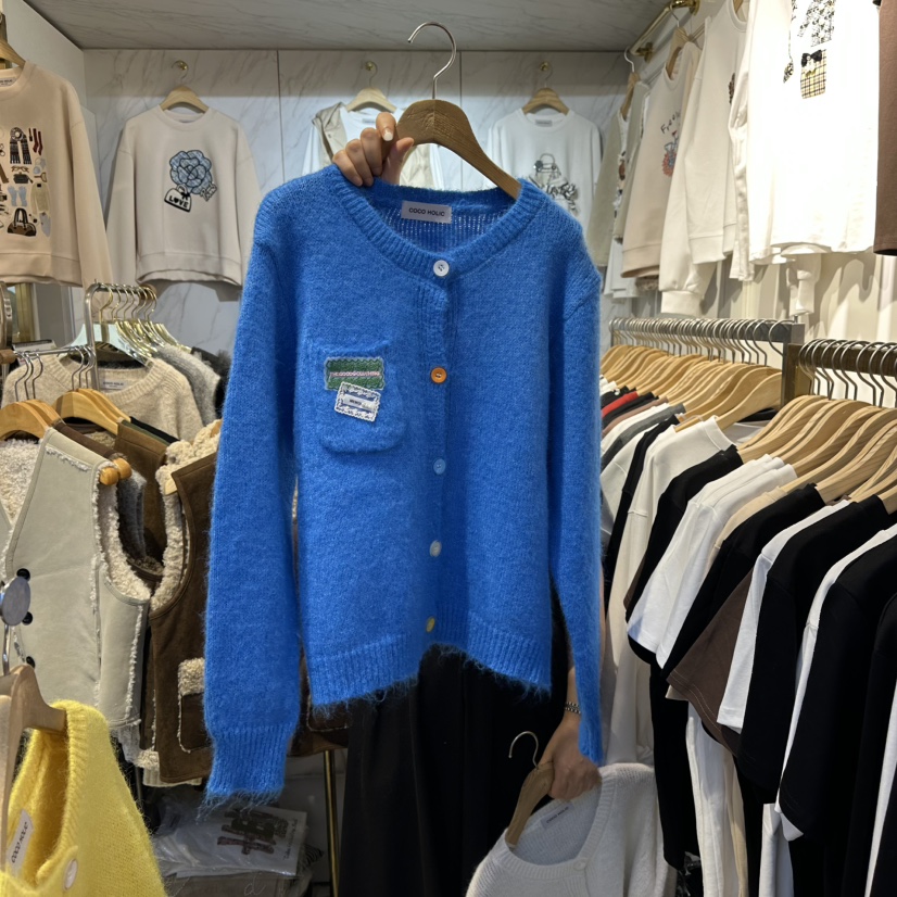 COCO HOLIC東大門㊣直郵女裝新款真品休閑推薦時尚針織衫開衫COCO HOLIC針織衫圖色3