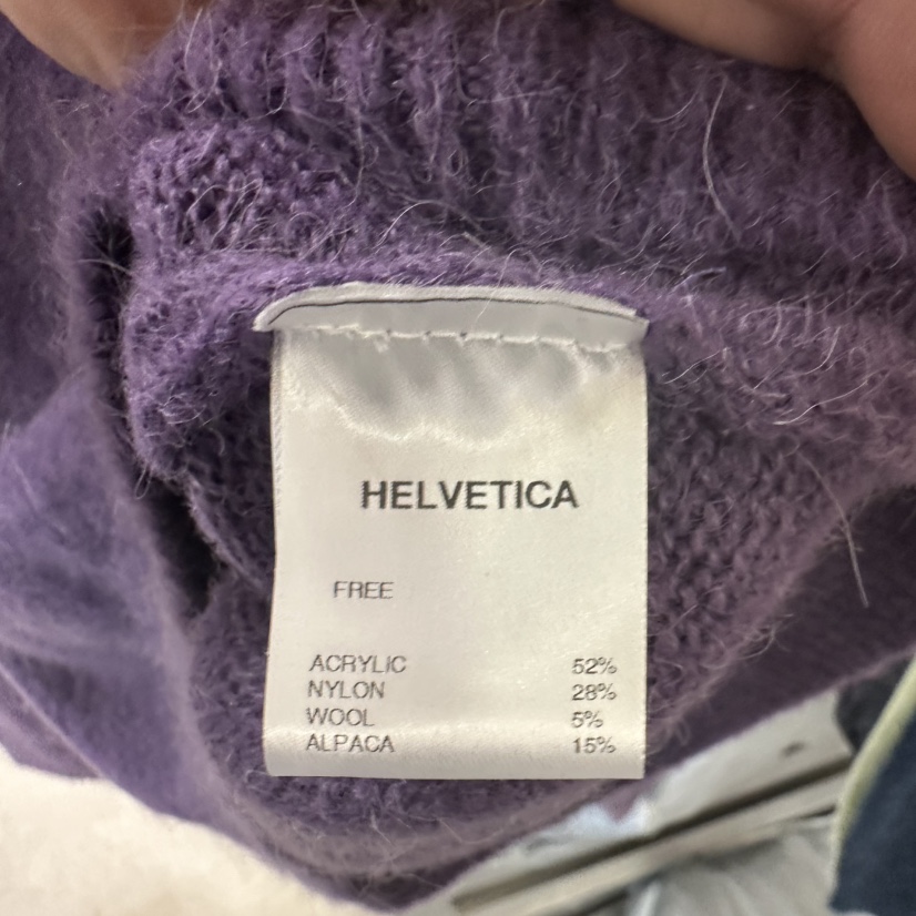 HELVETICA東大門㊣直郵女裝新款25秋冬熱賣休閑時尚針織衫羊駝HELVETICA針織衫