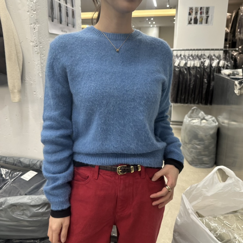 HELVETICA東大門㊣直郵女裝新款25秋冬熱賣休閑時尚針織衫羊駝HELVETICA針織衫圖色2