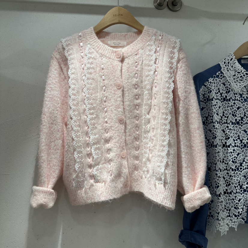 BELITA東大門㊣實拍女士新款推薦25秋冬職業真品時尚針織衫BELITA針織衫圖色1