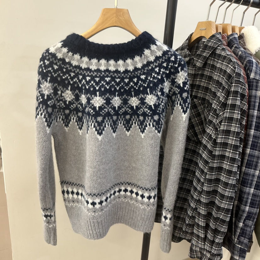 3 ANOTHER東大門㊣代購女士新款職業休閑25秋冬針織衫羊駝3 ANOTHER針織衫