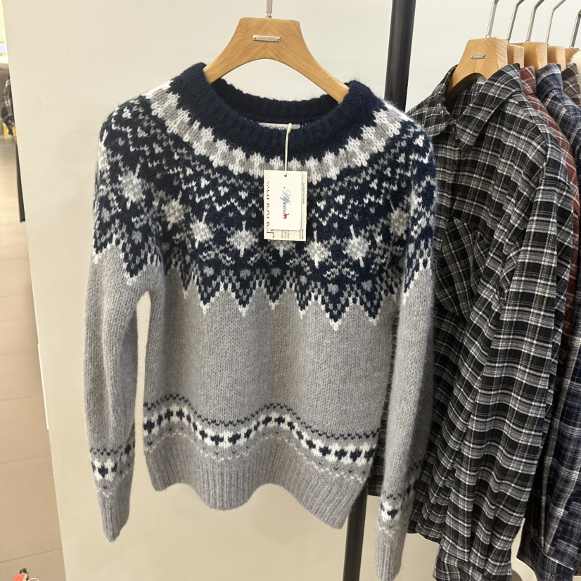 3 ANOTHER東大門㊣代購女士新款職業休閑25秋冬針織衫羊駝3 ANOTHER針織衫圖色1