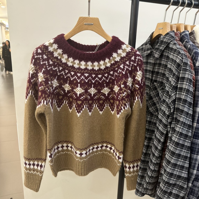 3 ANOTHER東大門㊣代購女士新款職業休閑25秋冬針織衫羊駝3 ANOTHER針織衫圖色3