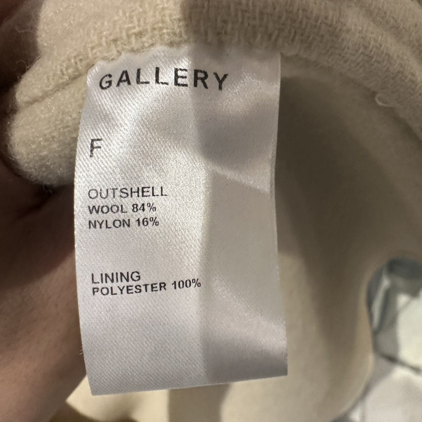 GALLERY-P韓國代購㊣女士新品熱賣真品中長款大衣豹紋連帽GALLERY中長款大衣