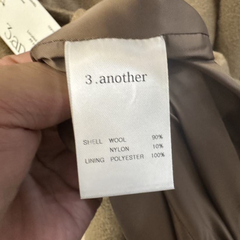 3 ANOTHER東大門㊣代購女士新品真品25秋冬熱賣中長款大衣3 ANOTHER中長款大衣