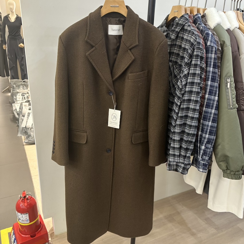 3 ANOTHER東大門㊣代購女士新品真品25秋冬熱賣中長款大衣3 ANOTHER中長款大衣圖色2