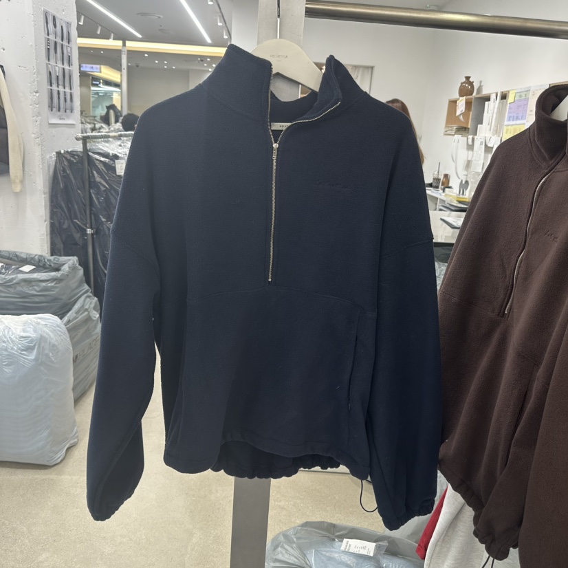 HELVETICA東大門㊣代購女士新款推薦熱賣職業真品衛衣羊毛拉鏈HELVETICA衛衣圖色2