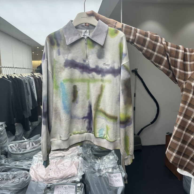 BANUL韓國代購㊣女士新款真品熱賣25秋冬職業休閑推薦人氣衛衣BANUL衛衣圖色1