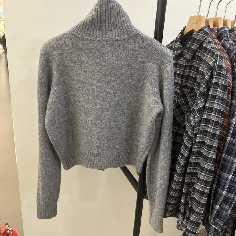 3 ANOTHER韓國代購㊣女裝新款人氣時尚25秋冬熱賣針織衫高領3 ANOTHER針織衫