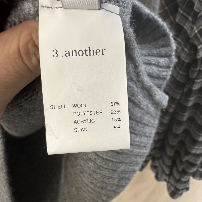 3 ANOTHER韓國代購㊣女裝新款人氣時尚25秋冬熱賣針織衫高領3 ANOTHER針織衫