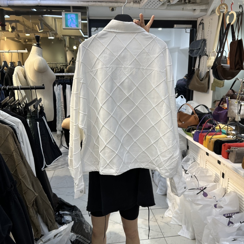 BAKHA韓國代購㊣女裝新款時尚25秋冬職業熱賣休閑襯衫蕾絲衫BAKHA襯衫/蕾絲衫