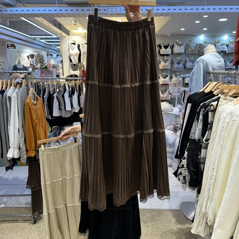 BELITA韓國直郵㊣女士新品休閑職業人氣熱賣真品時尚推薦長裙BELITA長裙圖色3棕色